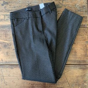 Reitmans black and gold dress pant
